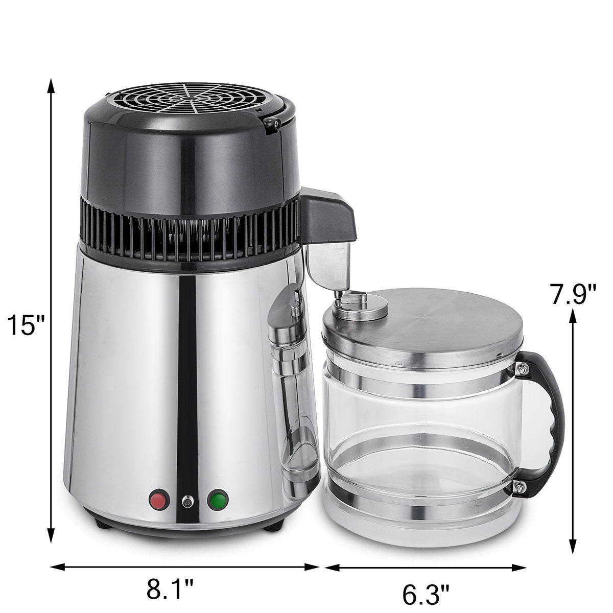 4L Water Distiller Kitchen Premium Countertop Purifier