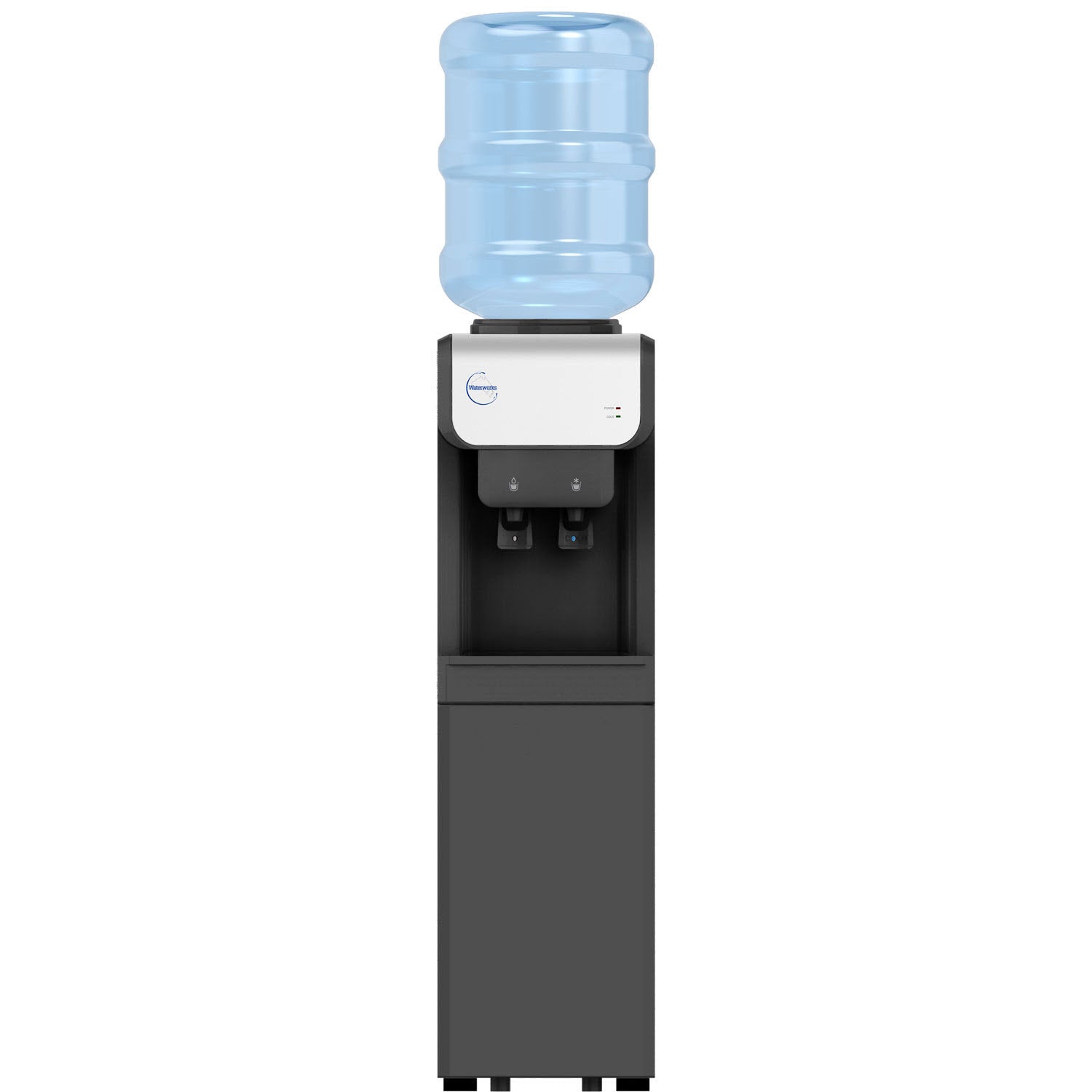 Black AquaPulse Freestanding Water Cooler
