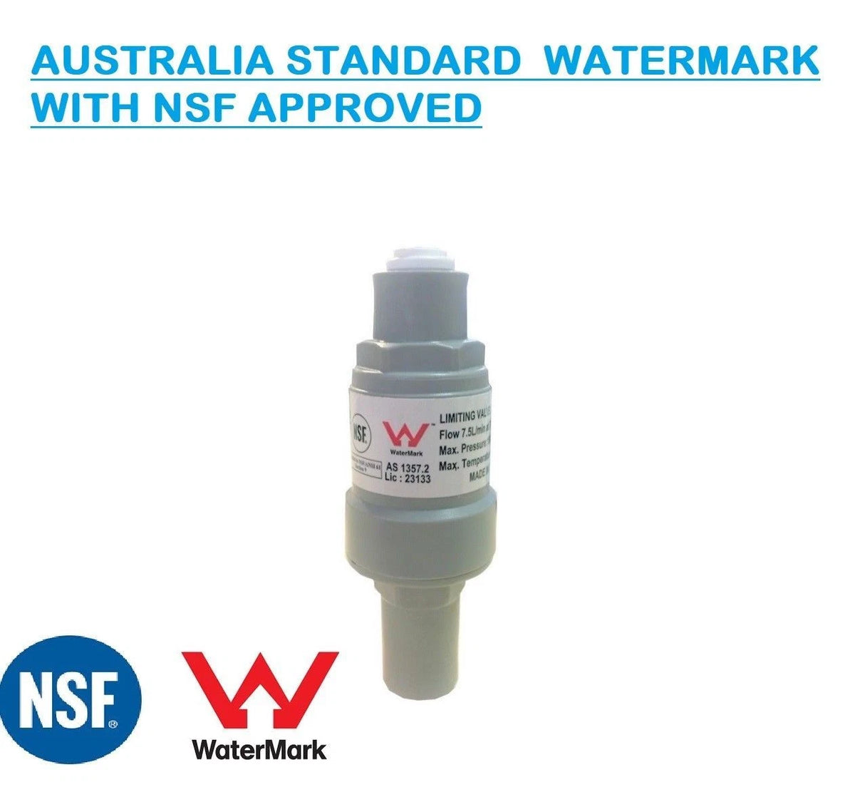 Omnipure K2505 SS Sediment Quick Connect Elbow 1/4"