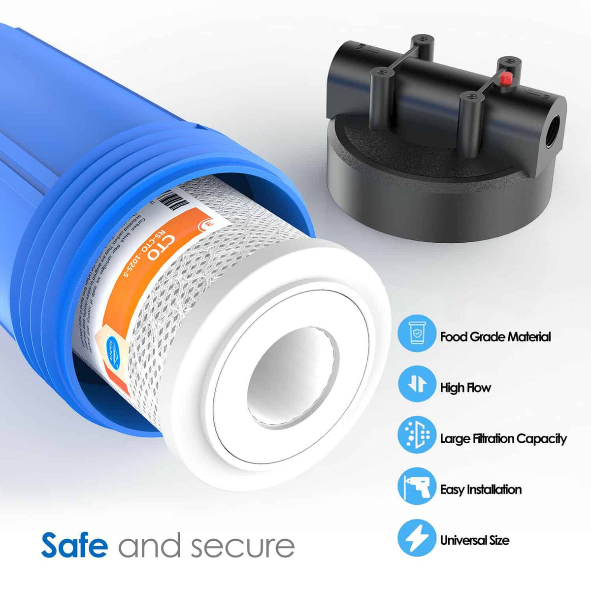 Single Stage Whole House Filter 10&quot;