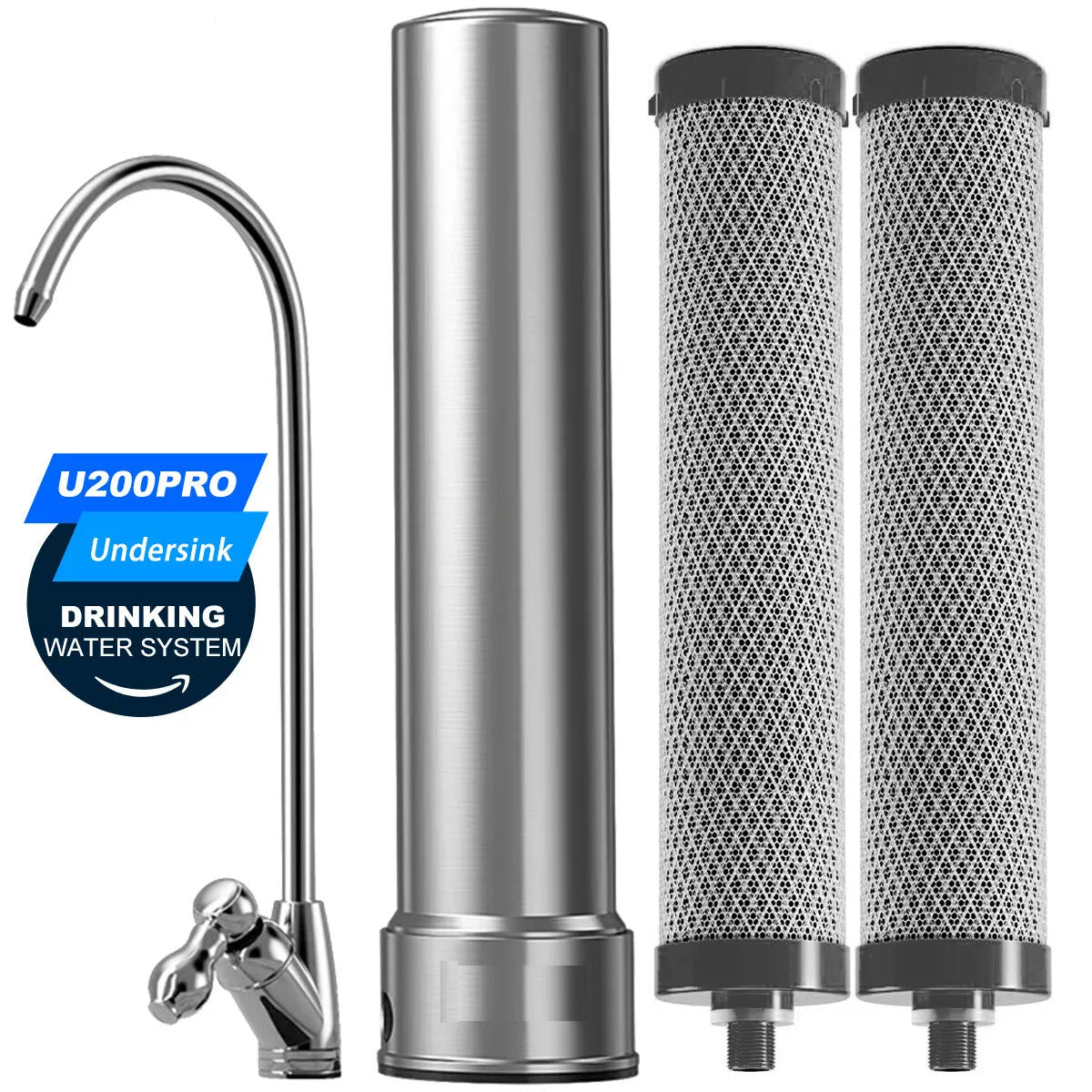 Filter Rinse Water U200PRO Under-Sink Water Filter 5-Stage NSF | AWF | Awesome Water Filters