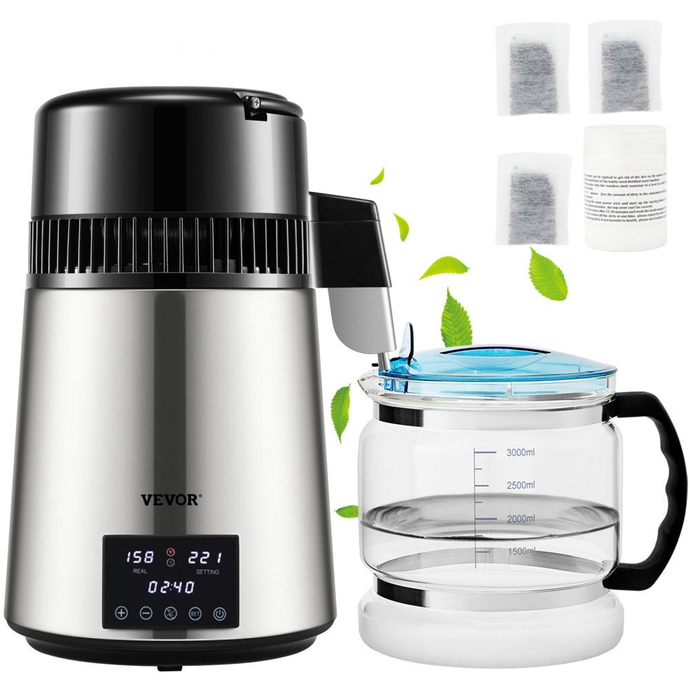 Silver Drinking Water Steam Purifier And Water Distiller