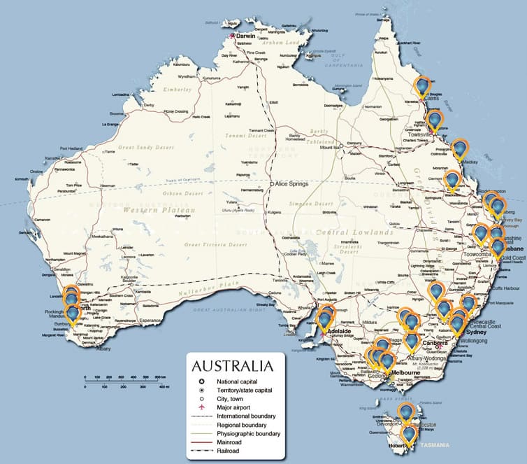 awesome water filters australian map