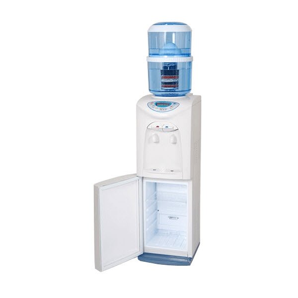 freestanding water cooler with fridge